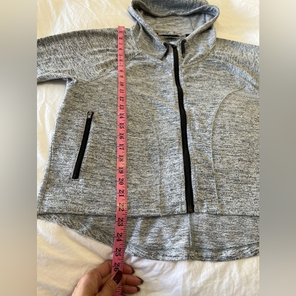 Athleta | Techie Sweat Anorak Full Zip Hoodie Woman’s Size Large | Gray - Picture 7 of 9